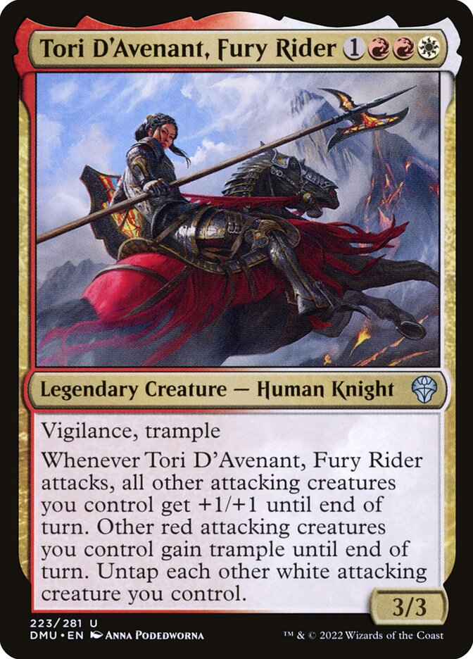 Tori D'Avenant, Fury Rider - Dominaria United (Uncommon) [DMU-223]