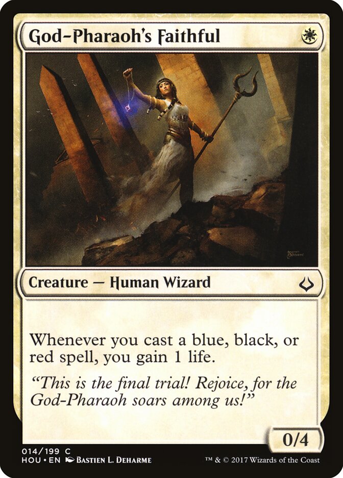 God-Pharaoh's Faithful - Hour of Devastation (Common) [HOU-14]