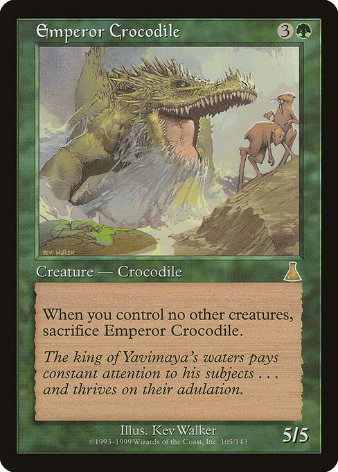 Emperor Crocodile – Urza's Destiny (UDS-105) Magic: The Gathering card