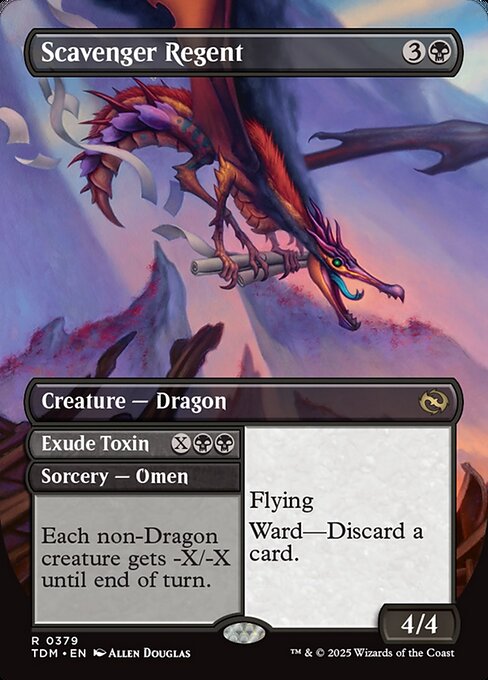Scavenger Regent // Exude Toxin // Scavenger Regent – Tarkir: Dragonstorm (TDM-379) Magic: The Gathering card | LC-REM-20260804-15401873572172-9cf54062-7b5b-4e46-ae1e-fab7e419a9fa