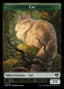 Magic-kaart Cat Token // Treasure Token TCMM-30 uit Commander Masters Tokens (Token)