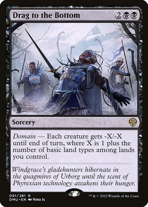 Drag to the Bottom – Dominaria United (DMU-91) Magic: The Gathering card | LC-REM-20260804-15151305097548-9d243099-94b1-4571-96af-4c5a34241911