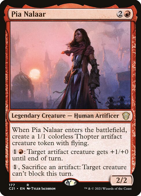Pia Nalaar – Commander: Strixhaven (C21-177) Magic: The Gathering card