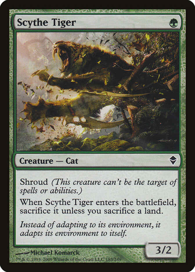 Scythe Tiger - Zendikar (Common) [ZEN-183] Immagine principale del prodotto