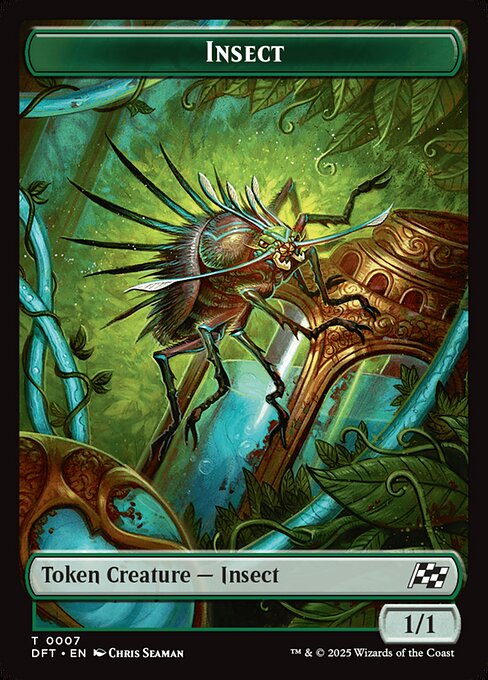 Insect – Aetherdrift Tokens (TDFT-7) Magic: The Gathering card | LC-REM-20260804-15339591205196-9d3d855d-93a1-4ec4-af19-e544f271ae10 Image principale du produit