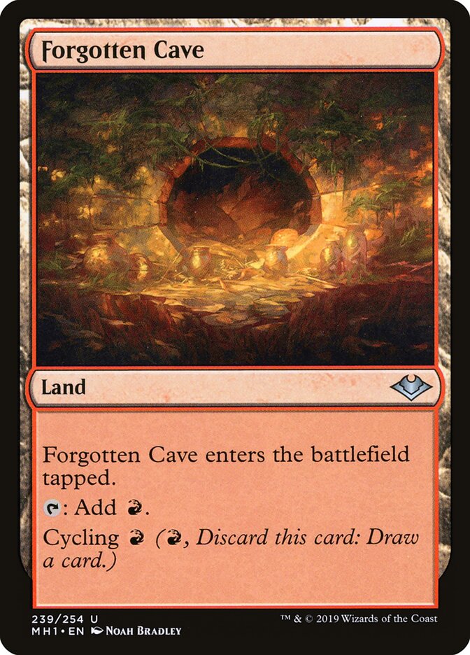 Forgotten Cave - Modern Horizons (Uncommon) [MH1-239]