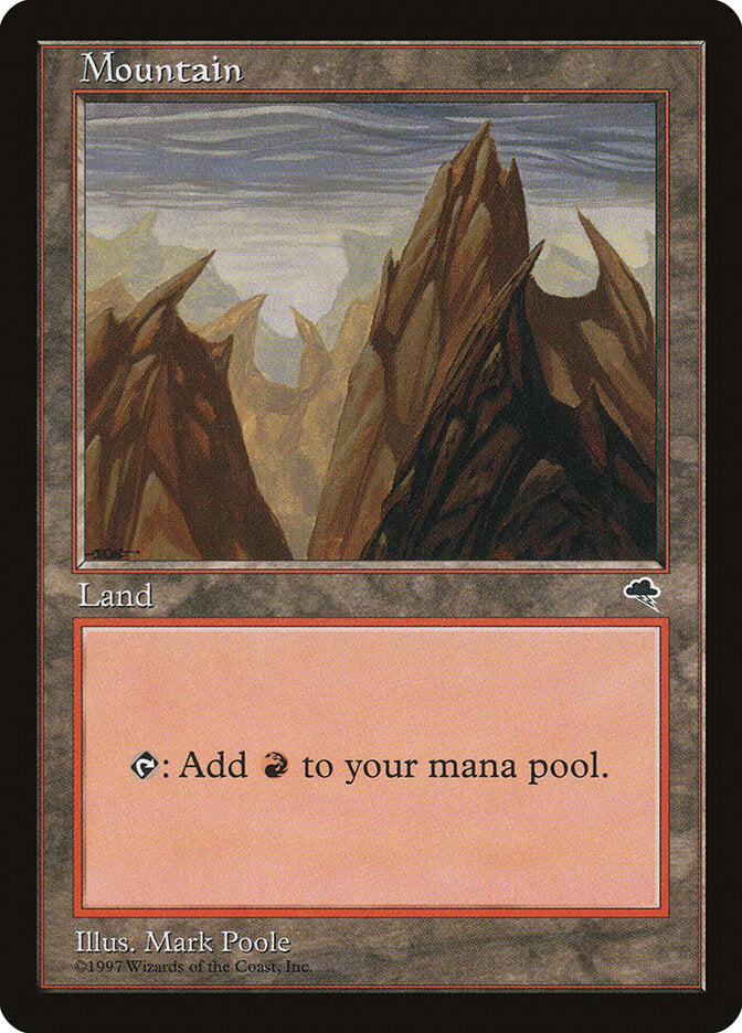 Magic-kaart Mountain TMP-343 uit Tempest (Land)