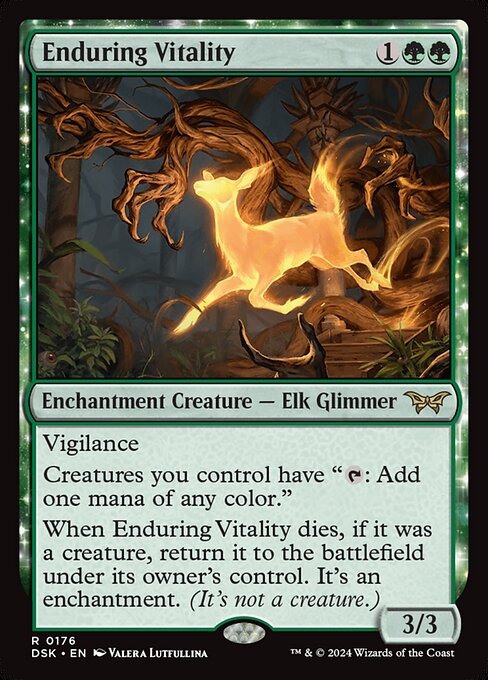 Enduring Vitality – Duskmourn: House of Horror (DSK-176) Magic: The Gathering card | LC-REM-20260804-15523473686860-9d76a30c-0431-4334-892a-9822dda9671a