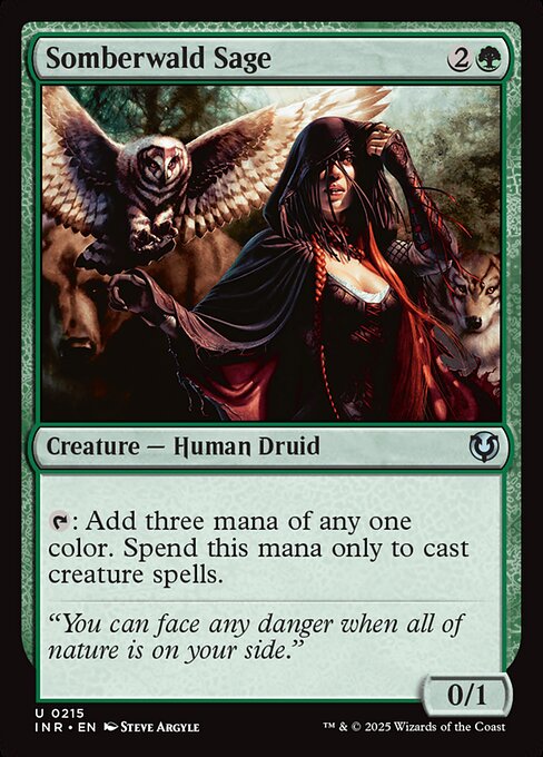 Somberwald Sage – Innistrad Remastered (INR-215) Magic: The Gathering card