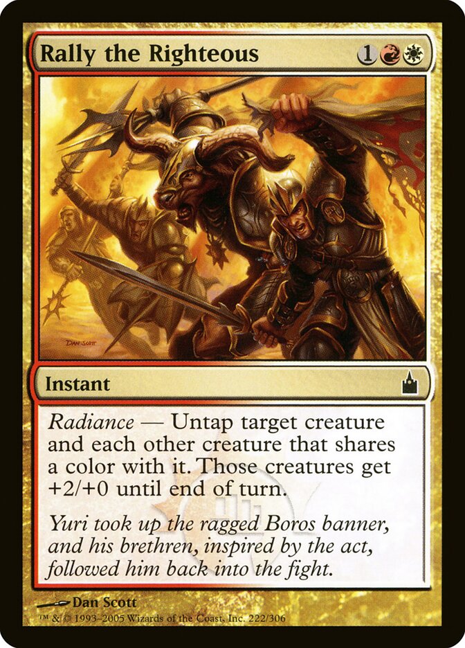 Rally the Righteous - Ravnica: City of Guilds (Common) [RAV-222]