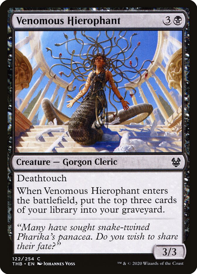 Venomous Hierophant - Theros Beyond Death (Common) [THB-122]