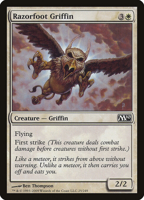 Razorfoot Griffin – Magic 2010 (M10-25) Magic: The Gathering card