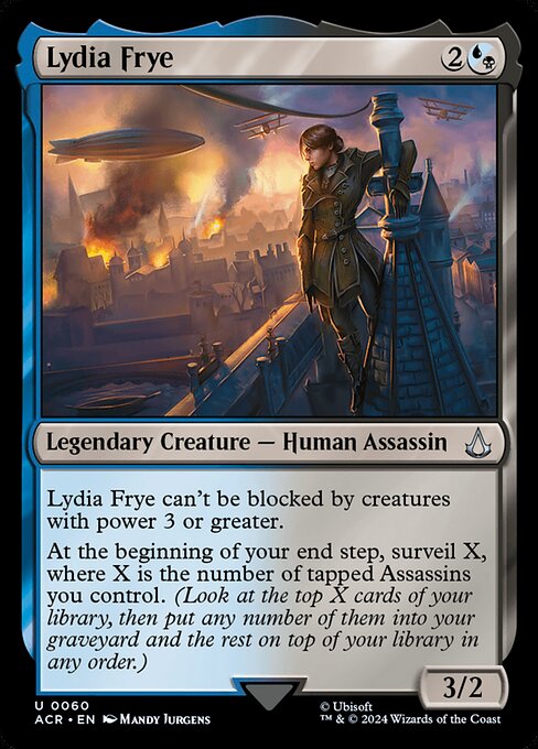 Lydia Frye – Universes Beyond: Assassin's Creed (ACR-60) Magic: The Gathering card Hauptbild