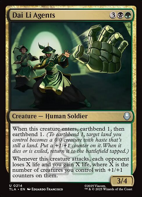 Dai Li Agents – Avatar: The Last Airbender (TLA-214) Magic: The Gathering card | LC-REM-20260804-15675726594380-9ddb8715-341b-400a-b6eb-f3f90518157c