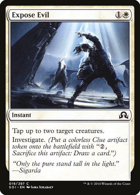 Expose Evil – Shadows over Innistrad (SOI-19) Magic: The Gathering card