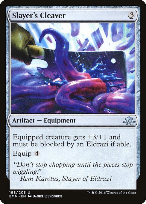 Slayer's Cleaver – Eldritch Moon (EMN-198) Magic: The Gathering card