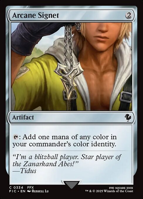 Arcane Signet – Final Fantasy Commander (FIC-334) Magic: The Gathering card | LC-REM-20260804-15339917115724-9df4b5a2-95bf-4268-9d75-6065176651d1 Immagine principale del prodotto