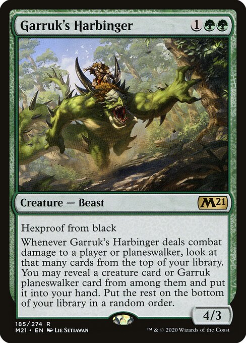 Garruk's Harbinger – Core Set 2021 (M21-185) Magic: The Gathering card | LC-REM-20260804-15339565908300-9e0fa0b6-5f3f-4669-84e8-2c38c9593d88