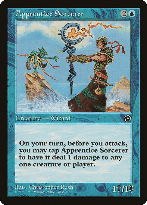 Apprentice Sorcerer – Portal Second Age (P02-32) Magic: The Gathering card | LC-REM-20260804-15339511611724-9e1fd317-5500-40e8-ad79-323832815f81