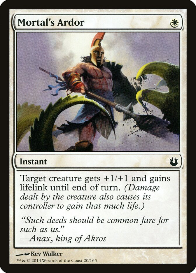 Mortal's Ardor - Born of the Gods (Common) [BNG-20]