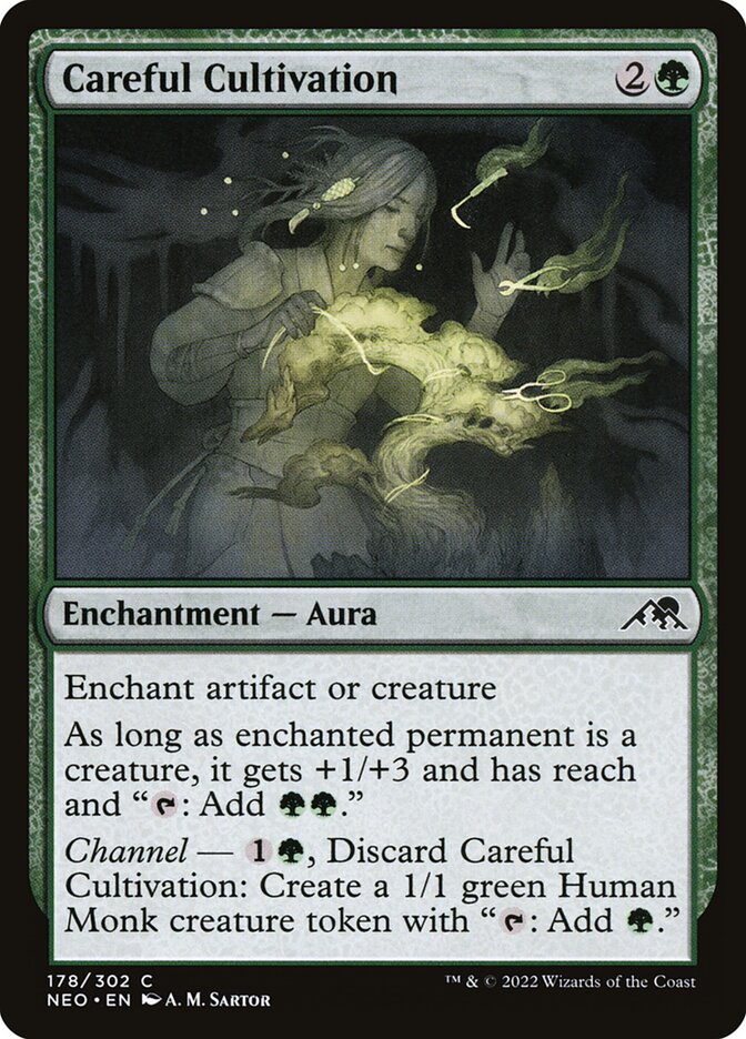 Careful Cultivation - Kamigawa: Neon Dynasty (Common) [NEO-178] Main image