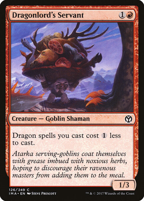 Dragonlord's Servant – Iconic Masters (IMA-126) Magic: The Gathering card Hauptbild