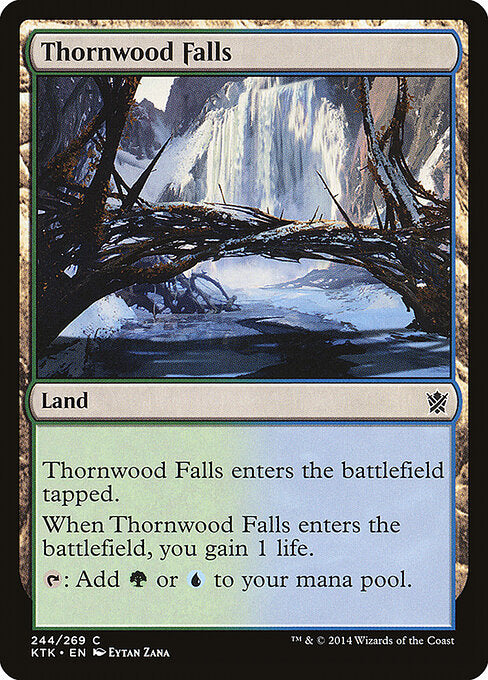 Thornwood Falls – Khans of Tarkir (KTK-244) Magic: The Gathering card | LC-REM-20260804-15151329116492-9e57abd9-e864-4047-a3c8-618952071858 Immagine principale del prodotto