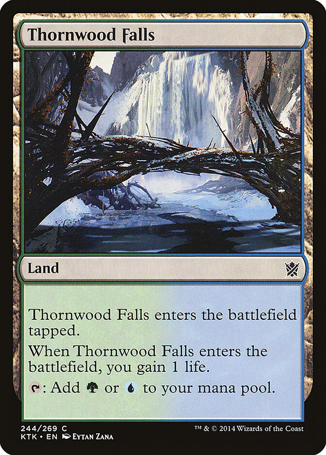Thornwood Falls - Khans of Tarkir (Common) [KTK-244] Hauptbild