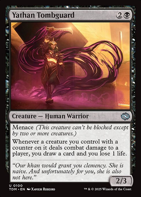 Yathan Tombguard – Tarkir: Dragonstorm (TDM-100) Magic: The Gathering card | LC-REM-20260804-15401850372428-9e65d487-705a-4c3b-9bb6-69351e5dae81