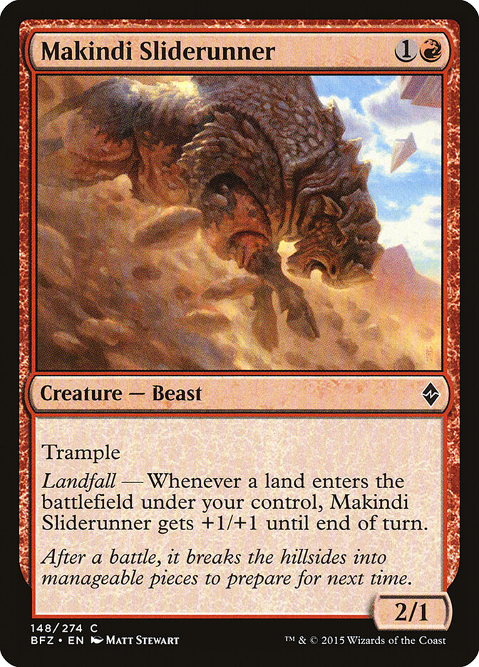 Makindi Sliderunner - Battle for Zendikar (Common) [BFZ-148] Hoofdafbeelding