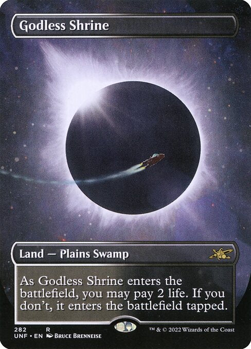 Godless Shrine – Unfinity (UNF-282) Magic: The Gathering card | LC-REM-20260804-15634037342540-9e739c7e-cc16-4557-836f-fdec53a7ed8c