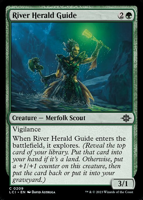 River Herald Guide – The Lost Caverns of Ixalan (LCI-209) Magic: The Gathering card