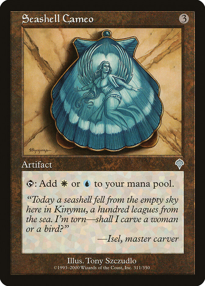 Magic-kaart Seashell Cameo INV-311 uit Invasion (Uncommon)