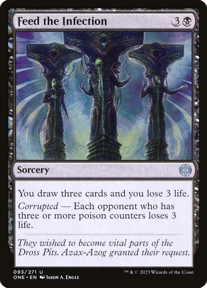 Feed the Infection - Phyrexia: All Will Be One (Uncommon) [ONE-93] Main image