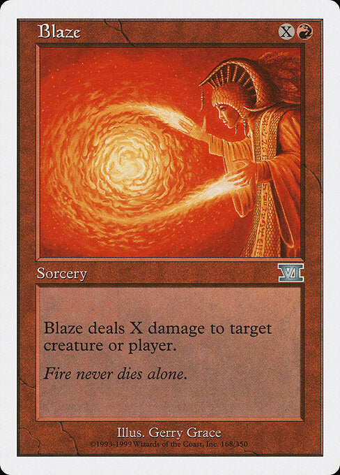 Blaze – Classic Sixth Edition (6ED-168) Magic: The Gathering card | LC-REM-20260804-15521970848076-9f09111a-e714-4f8f-8a48-61c102e45123