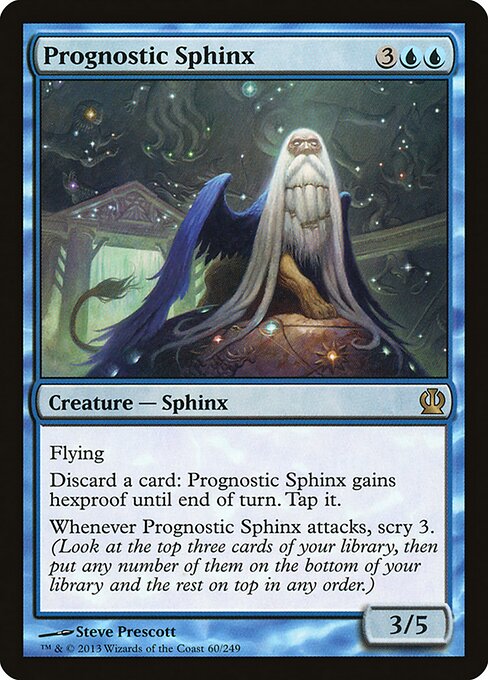 Prognostic Sphinx – Theros (THS-60) Magic: The Gathering card