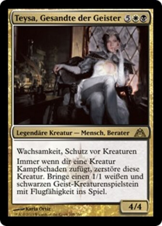 Magic-kaart Teysa, Envoy of Ghosts DGM-108 uit Dragon's Maze (Rare) Hauptbild