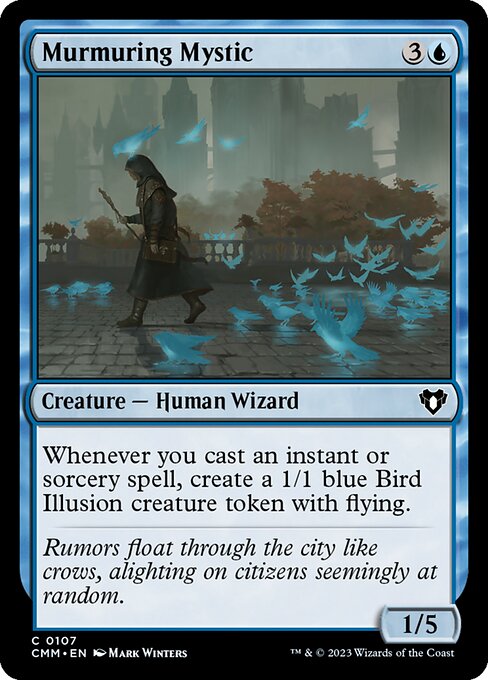 Murmuring Mystic – Commander Masters (CMM-107) Magic: The Gathering card