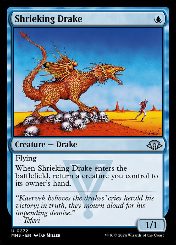 Shrieking Drake - Modern Horizons 3 (Uncommon) [MH3-272]