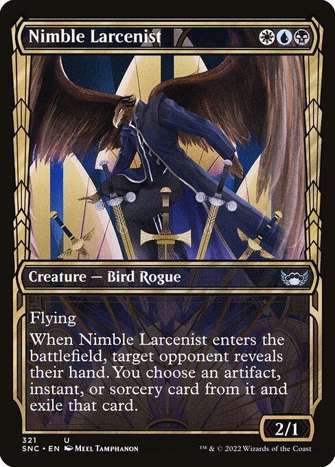 Nimble Larcenist – Streets of New Capenna (SNC-321) Magic: The Gathering card | LC-REM-20260804-15383385014604-9f640d69-b690-4262-b3d8-e9e28c813f94 Hauptbild
