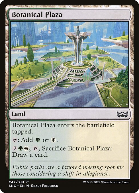 Botanical Plaza – Streets of New Capenna (SNC-247) Magic: The Gathering card