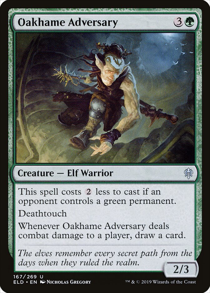 Oakhame Adversary - Throne of Eldraine (Uncommon) [ELD-167] Main image
