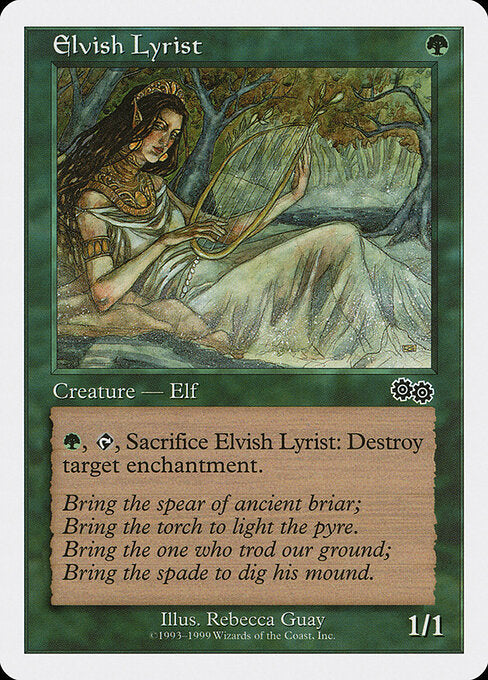 Elvish Lyrist – Battle Royale (BRB-23) Magic: The Gathering card Main image