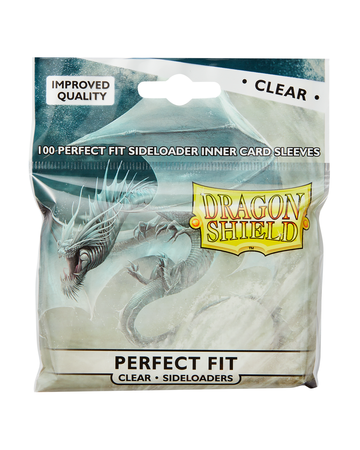 Dragon Shield Perfect Fit Sideloading Sleeves Clear – verpakking 100 stuks Immagine principale del prodotto