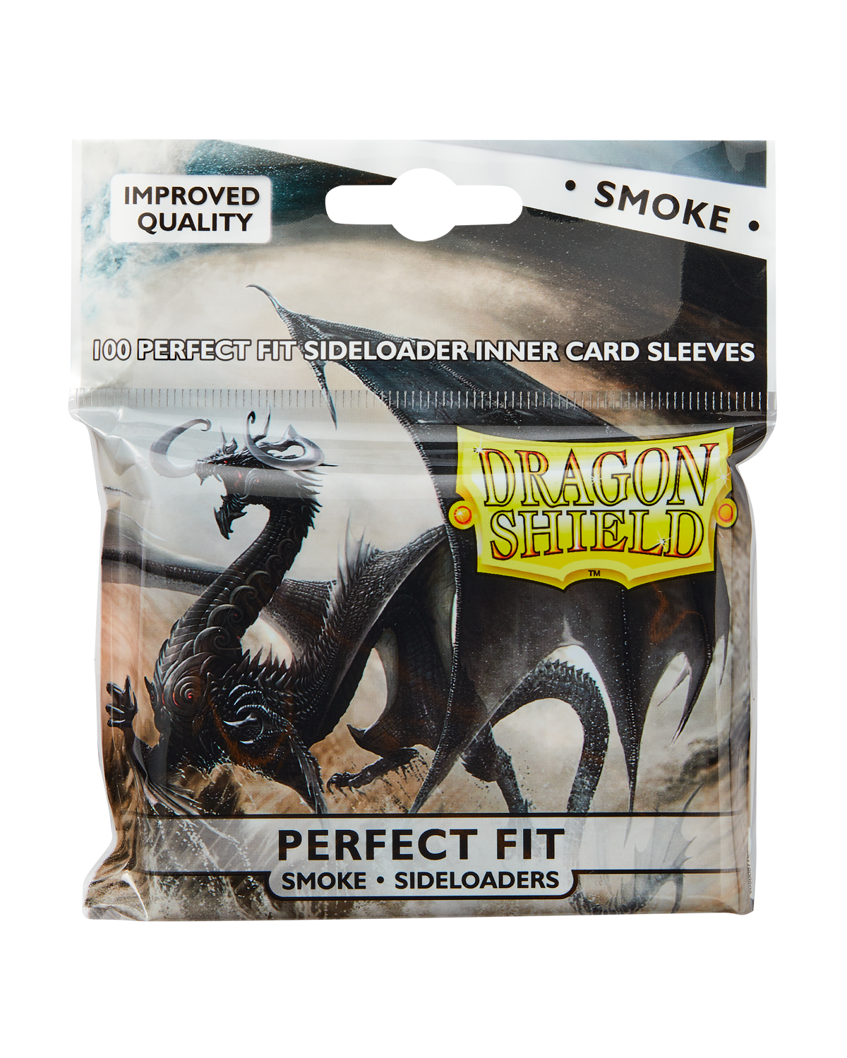 Dragon Shield Perfect Fit Sideloading Smoke, verpakking van 100 binnenhoezen - 5706569131234 Immagine principale del prodotto