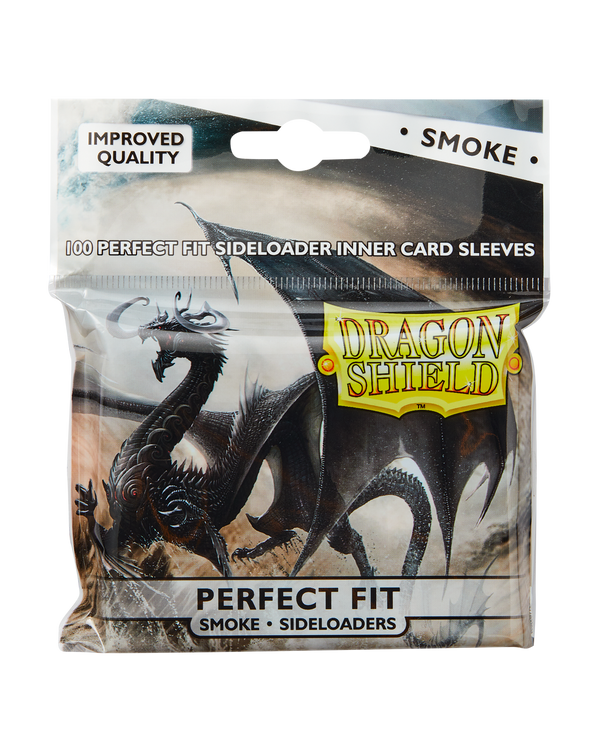 Dragon Shield Perfect Fit Sideloading Smoke, verpakking van 100 binnenhoezen - 5706569131234