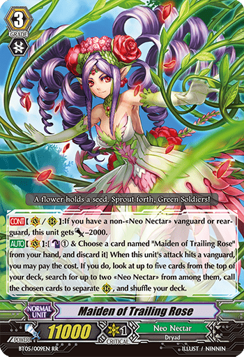 Maiden of Trailing Rose (V.2 - Double Rare) - Awakening of Twin Blades (Double Rare) [BT05-009] | Lichcards Hoofdafbeelding