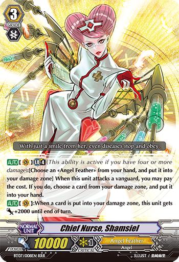 Chief Nurse, Shamsiel  (V.2 - Triple Rare) - Rampage of the Beast King (Triple Rare) [BT07-008] Hauptbild