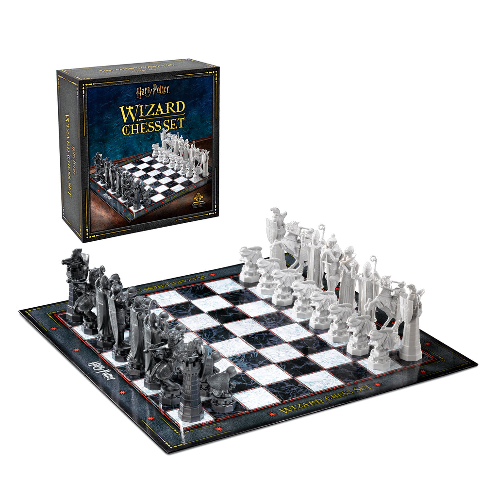 Harry Potter Wizard's Chess set with box and assembled board