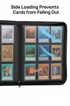 LichGuard Premium Toploader Binder – 9-Pocket Marine Blue